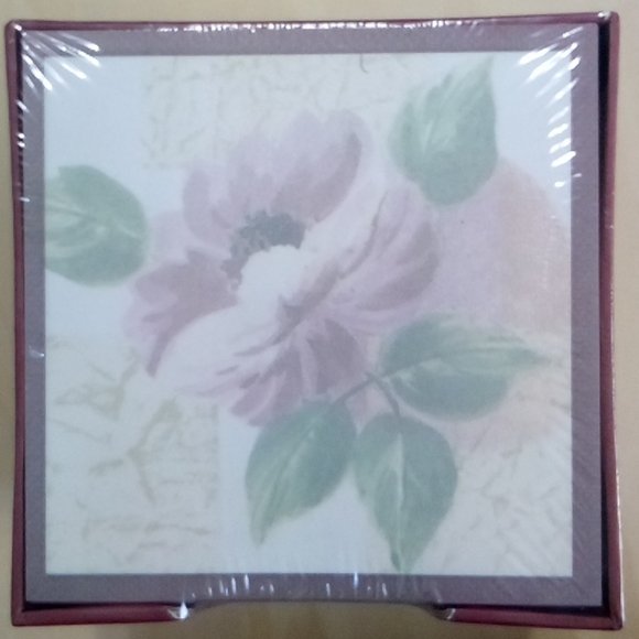 5/$20 Flower 4" Note Cube - Picture 2 of 5